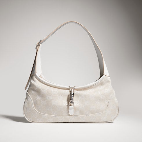 Jackie Slim medium shoulder bag - ivory GG canvas