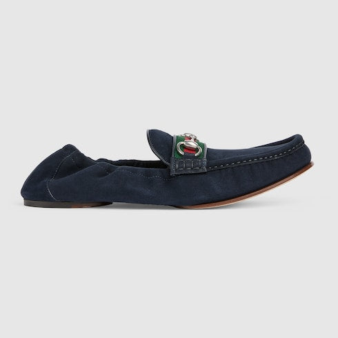 Men's Horsebit 1953 loafer - dark blue suede