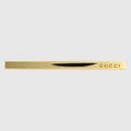 Horizontal bar ring - gold-toned brass
