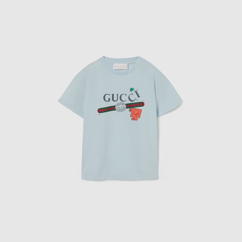 Baby cotton T-shirt - blue
