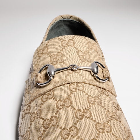 Men's Ragazzo loafer - sand GG canvas