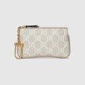 Ophidia key case - beige and white Supreme