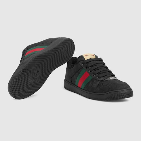 Men's Screener sneaker - black GG canvas