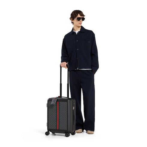 Gucci Porter Light cabin plus trolley - black polycarbonate