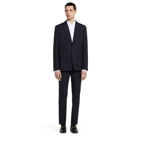 Wool suit - dark blue