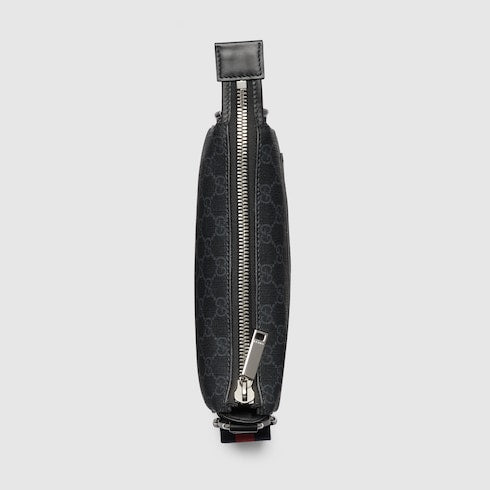 GG Black small messenger bag - black GG Supreme