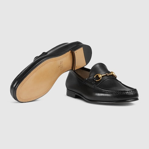 Black Leather 1953 Horsebit Loafer