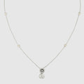GG Marmont mother of pearl necklace - 925 sterling silver