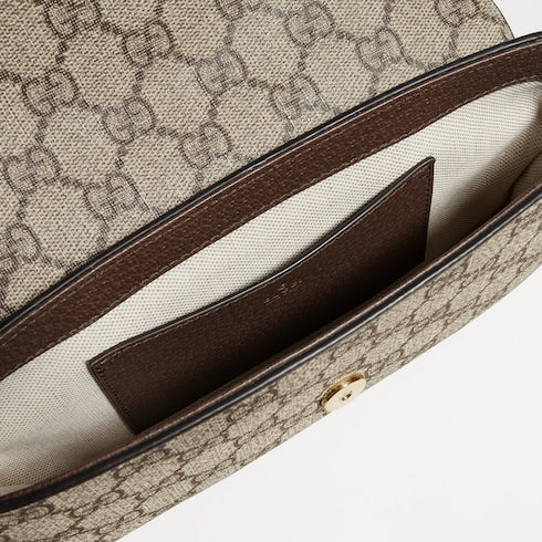 Ophidia pochette - beige and ebony Supreme