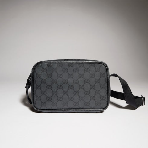 Gucci Essence Classic mini bag - black GG canvas