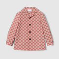 Children's GG canvas jacket - red