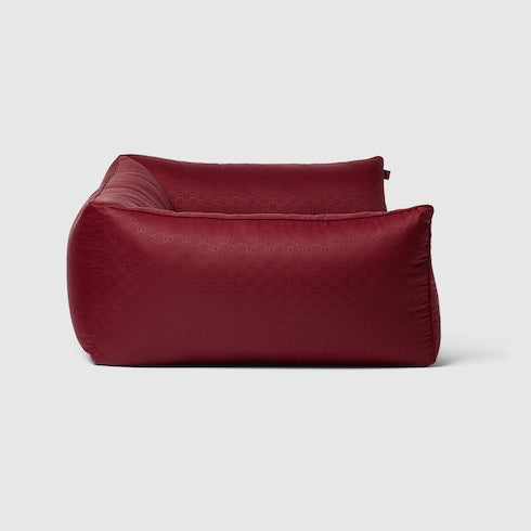GG nylon pet bed - Rosso Ancora red