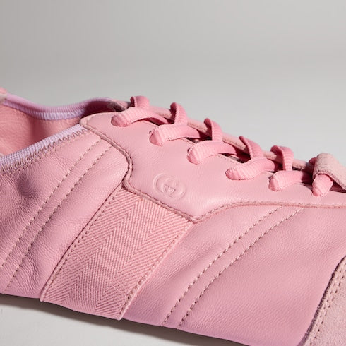 Men's Flex sneaker - pink suede and leather