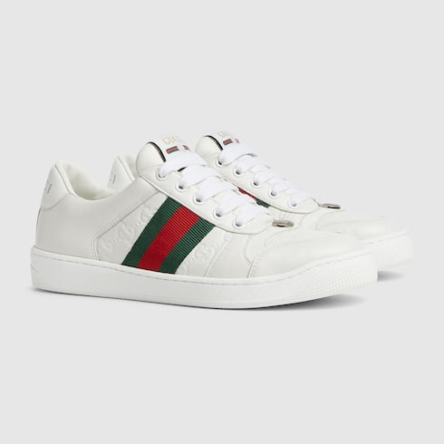 Women's Screener sneaker - white leather
