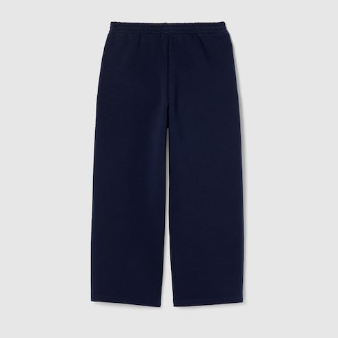 Children's cotton jogging pants - dark blue