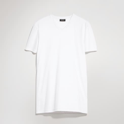 Soft rayon jersey T-shirt - white