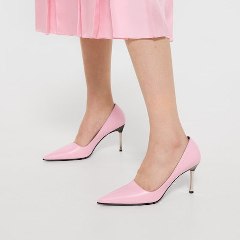 Women's Bombshell pump - light pink leather