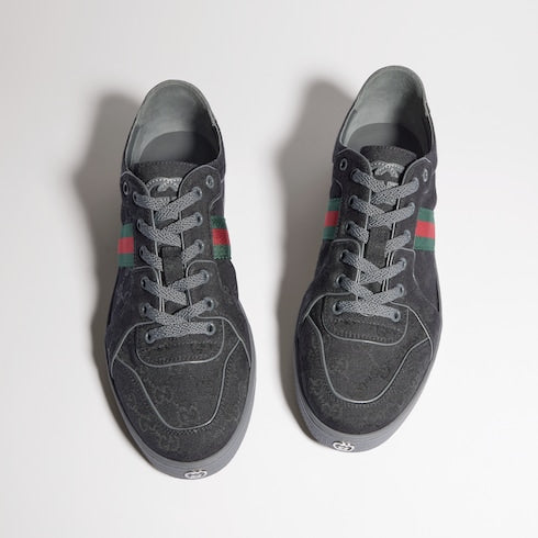 Men's Stretch low-top sneaker - black GG canvas