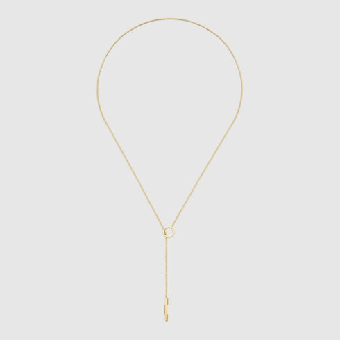 Gucci Link to Love 18k lariat necklace - 18k yellow gold