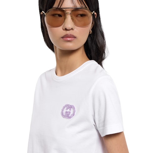 Medium cotton jersey T-shirt - white