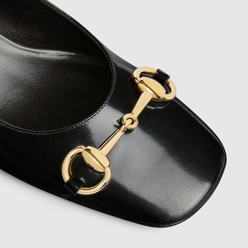Women's Signora pump - black leather