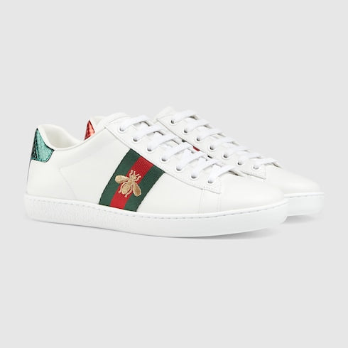 White Women's Ace Embroidered Trainers - White