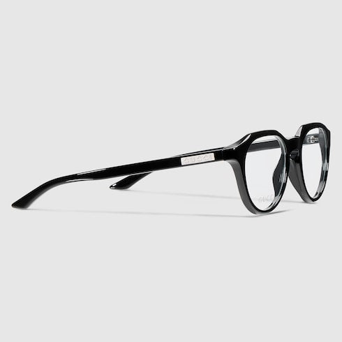 Round optical frame - black