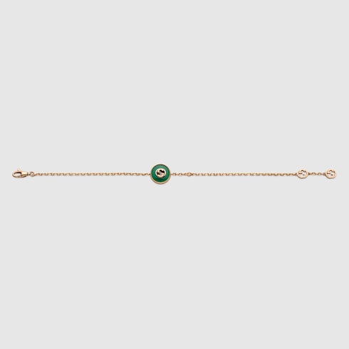 Gucci Interlocking 18k chain bracelet - 18k rose gold