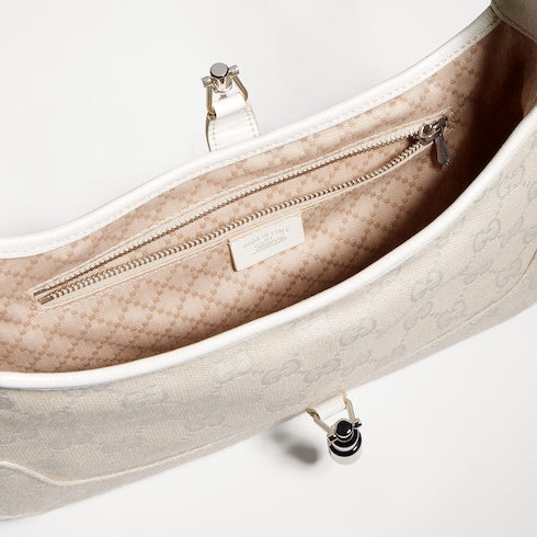 Jackie Slim medium shoulder bag - ivory GG canvas