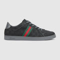 Men's Stretch low-top sneaker - black GG canvas