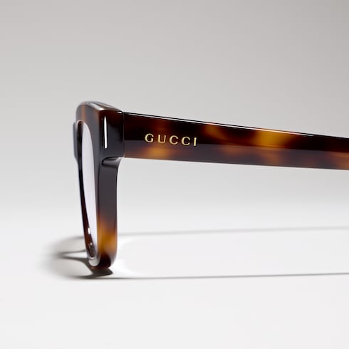 Rectangular optical frame - brown tortoiseshell