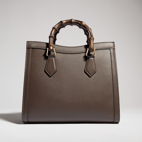 Gucci Diana medium tote bag - dark taupe leather
