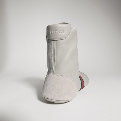 Women's Flex high-top sneaker - grey leather