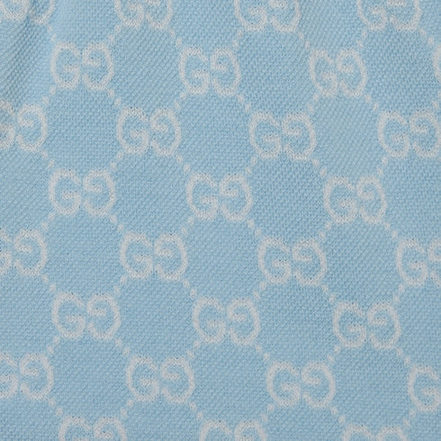 Baby GG cotton shorts - light blue