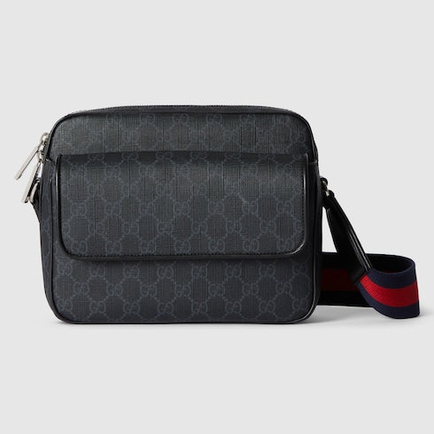 GG Black small crossbody bag - black GG Supreme canvas