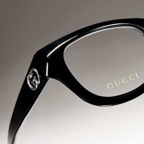Geometric optical frame - black