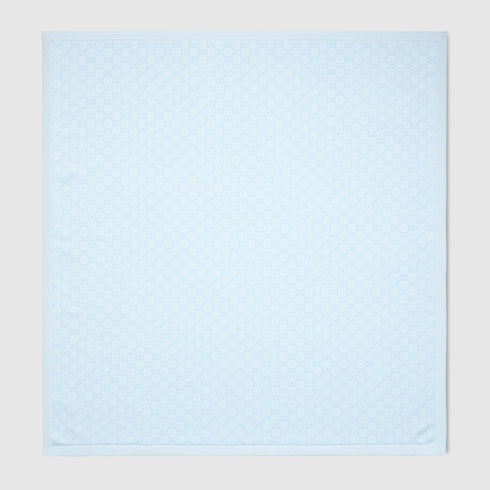 Baby GG cotton wool blend blanket - light blue
