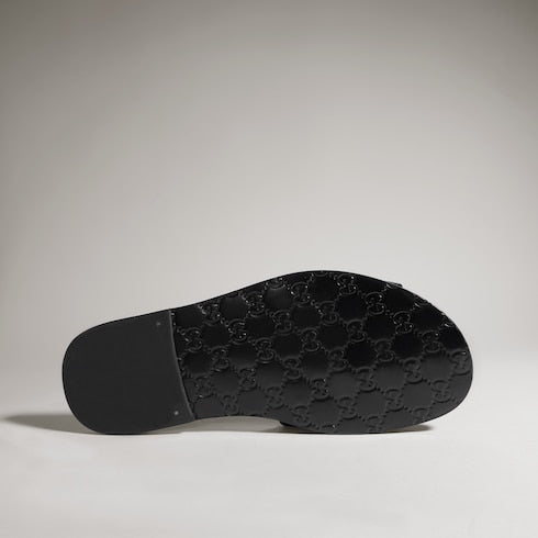 Men's Riviera slide sandal - black elastic band