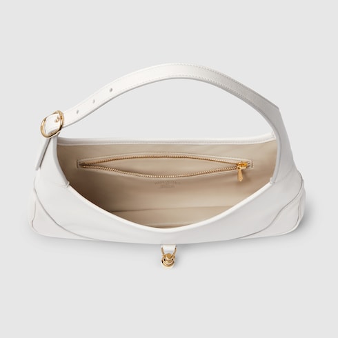 Jackie Slim medium shoulder bag - white leather