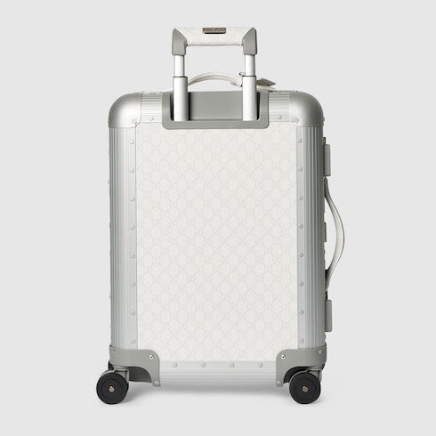 Gucci Porter cabin plus trolley - silver and white Supreme