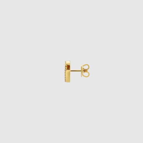 GG Marmont crystal earrings - yellow gold-toned metal