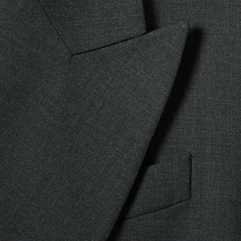 Double-breasted wool jacket - dark grey