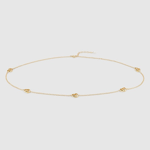 Gucci Interlocking body accessory - gold-toned brass