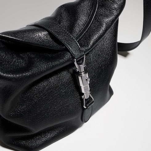 Mini bag - black leather