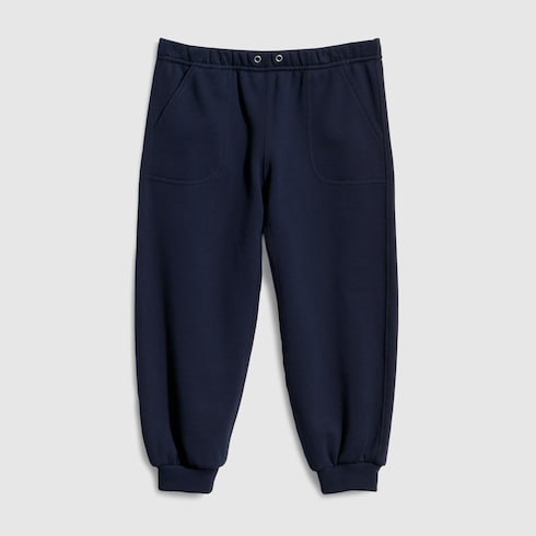 Children's cotton pants - dark blue