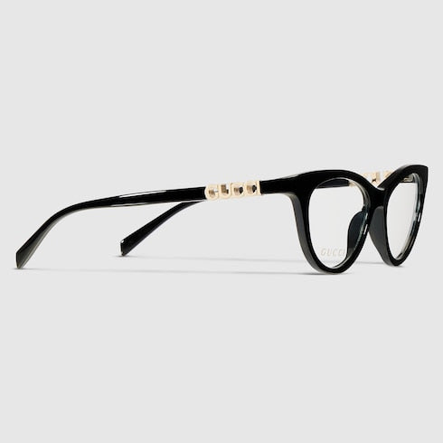 Cat-eye optical frame - black