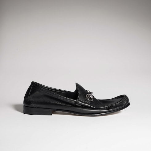 Men's Gucci Lugano loafer - black leather