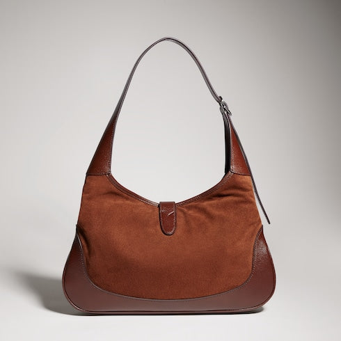 Gucci Jackie 1961 medium shoulder bag - chestnut suede