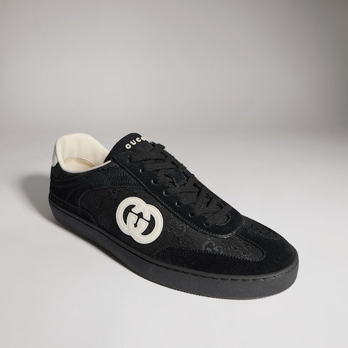 Men's G75 sneaker - black suede
