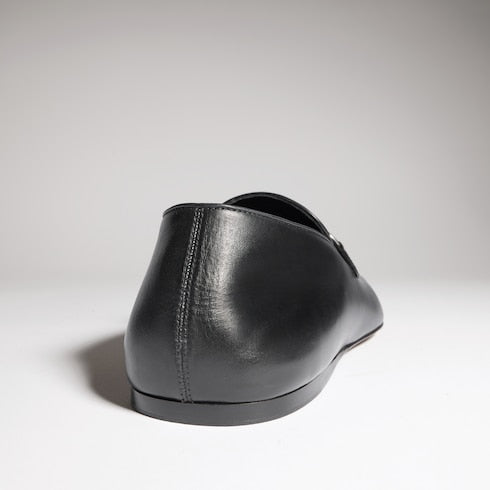 Men's loafer with Horsebit - black leather
